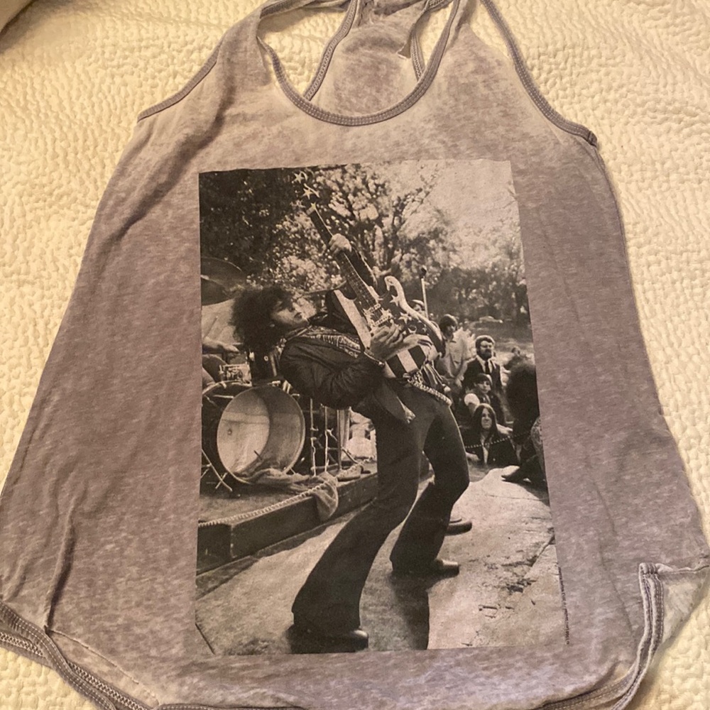 Chaser distressed graphic tank